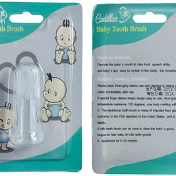 mmshopy Baby Tooth Brush made of Silica Gel Extra Soft Toothbrush image 5