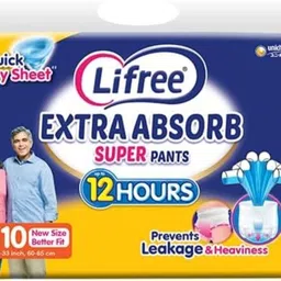 lifree Extra Absorb LARGE S10 Adult Diapers - S-picture-24
