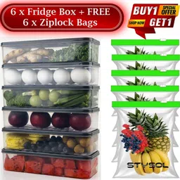 stysol Plastic Fridge Container - 1200 ml-picture-14