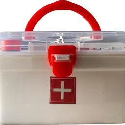 anant Compact First Aid Kit Medicine Organizer Box for Home Medical Storage Pack of 2 Pet First Aid Kit image 4