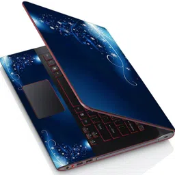 POINT ART HQ Laptop Skin Decal Sticker Glossy Vinyl Fits Size Bubble Free � Snow-New-Year Primium Matte Vinyl Laptop Decal 15.6-picture-17