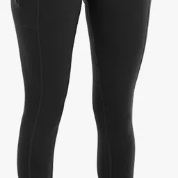 athlima Solid Women Black Tights-picture-25