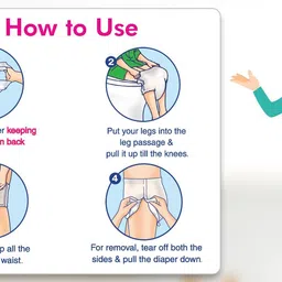 lifree L Diaper for Adults | Breathable Fabric, Wetness Indicator, Easy Wear Adult Diapers - L image 4