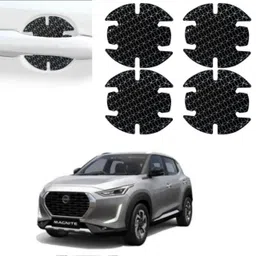 pahwaal Car Door Scratch Protection sticker finger guard (PU) Transparent For Magnite Car Grab handle-picture-13