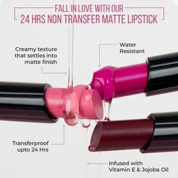 insightcosmetic INSIGHT COSMETICS 24 HRS NON TRANSFER MATTE LIPSTICK image 5