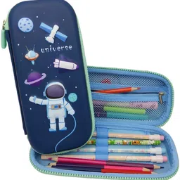 aekko 3D Pencil Case Space Design Embossed Art EVA Pencil Box-picture-12