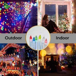 newness 16 LEDs 3 m Multicolor Flickering String Rice Lights image 5