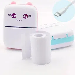 TECHEL Mini Printer with Paper for Photo Printer nbh2 Single - Text Used For: Title, Compare image 3