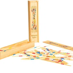 manaaz Mikado Wooden Sticks Fun Family Indoor Board Game for Kids 5+ Years, Pack of 1 Mikado Sticks With Box-picture-23