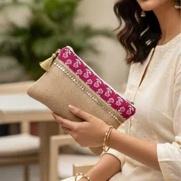 clutches Casual Pink Clutch image 3