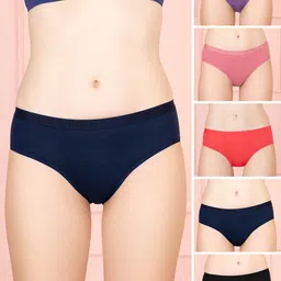 lux cozi Pack of 6 Women Hipster Multicolor Panty-picture-18
