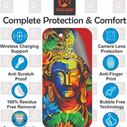 wrap craft Realme 14X 5G Premium Vinyl BACK Mobile Skin image 3