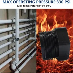 farmking 50pcs 1 Inch Male Thread to 1/2 Inch Female Threaded PVC Pipe Fittings Reducer Drip Irrigation Kit image 5