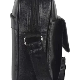 rutendo Men & Women Black Messenger Bag image 2