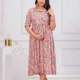 ur7 Women Printed Viscose Rayon Anarkali Kurta image 4