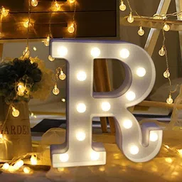 party propz Marquee Light , R Letter LED Light / LED Letter Light - Alphabet R Night Lamp-picture-11