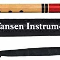 tansen instruments F Natural Medium Professional Flute, 15 inches with Free Carry Bag Bamboo Flute image 2