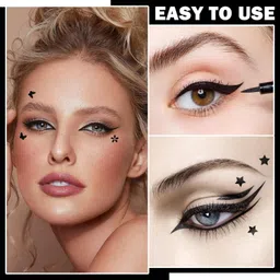 agley longstay 2 IN 1 BLACK EYELINER STAR AND SIMPLE SHAPE 10 ml image 4