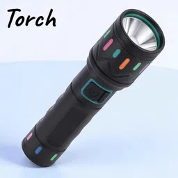 sagaft A479 Super Bright Torch | Heavy Duty Rechargeable Flashlight with Long Battery Torch-picture-12