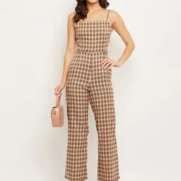 camla Checkered Women Jumpsuit image 5