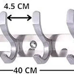 shriji Door Hanger for Clothes Wall Hooks Rail 8 Prongs (Pack of 1) Wall Hanger Door Hanger image 2