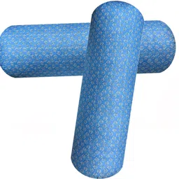 gkm Microfibre Sleeping Pillow Pack of 2 Floral Round Bolster-picture-26