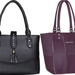 semiize Women Purple, Grey Shoulder Bag-picture-13