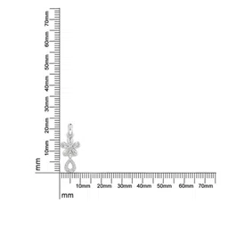 avsar Avsar BIS Hallmark AVP1205WB 14kt Cubic Zirconia White Gold Pendant image 3