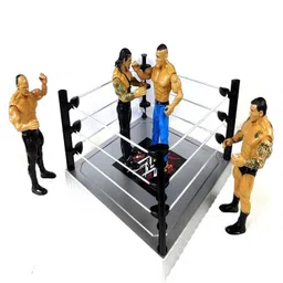 skstore Wrestling Action figure with Stadium and Ring WWE Action Figure toys Set image 2