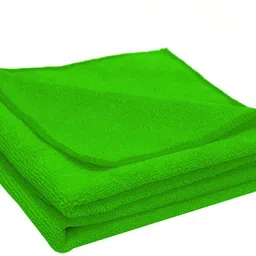 sheen shine Microfibre Cleaning Cloth Green pack of 2 Multicolor Cloth Napkins-picture-19
