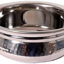 Stainless Steel Serving Bowl Stainless Steel Solid Hammered Bottom Serving Bowl-image-18