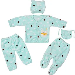 pikipoo New Born Baby Winter Clothes 5Pcs Sets Cotton Baby Boys Girls Unisex 0-4 Months-picture-13