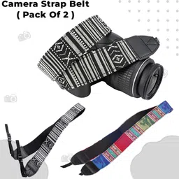 KRAPTICK DSLR Camera Straps, Camera Body Strap, Camera Accessories for Men (Pack of 2)) Strap image 2