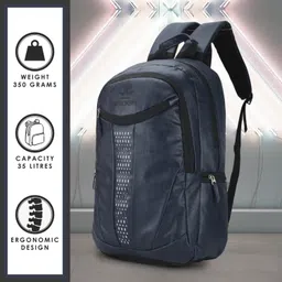 wrogn Large 35 L Laptop Backpack HARDROCK Unisex Backpack with Rain Cover image 3