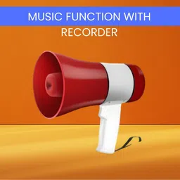 sacro King Bhopu with High Volume Speaker, Battery Backup and Recording FeatureE435 Handheld Megaphone and Rechargeable Siren Loudspeaker With USB/Memory CardL374 Outdoor PA System-picture-12