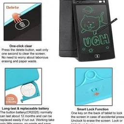 mid light Magic LCD 8.5" E-WriterPad Tablet Drawing Board E- Slate Paperless M161 image 2