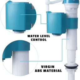 bm belmonte Adjustable Fill Valve 8 Inch to 12 Inch / Ball Cock / Toilet Water Tank Fittings for Single Piece / One Piece Western Commode / EWC Flush Tank Lever image 2