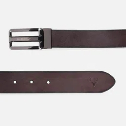 allen solly Men Formal Brown Artificial Leather Belt image 4