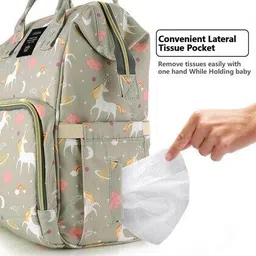 kidsmuch Baby Diaper Bag Multi-Function Baby Diaper Backpack Nappy Bags,Waterproof Trave Backpack for Mom Dad Large Capacity Baby Bags image 3