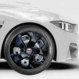 cubodeplato Punch_type Full Black 15 Inch Wheel Cover For Tata Universal For Car image 4