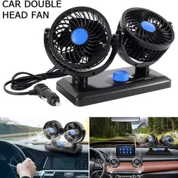 gadzooks Car Fan 12V 360 Head 2 Speed Quiet Strong for All Auto Vehicles-PKNC0467 Car Interior Fan image 4