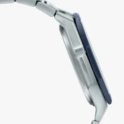 casio Edifice Blue Dial Silver Stainless Steel Band Analog Watch - For Men EX528 (EFS-S570DB-2AUDF) image 4