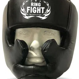rf ring fight Ring Fight Boxing Headguard MMA Training Headgear Full Face Protection Guard Boxing Head Guard image 2