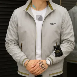 futse peno Men Solid, Printed Casual Jacket image 3