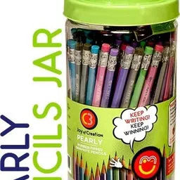 uratech 100 Round Shaped pencils per box with 5 sharpners Multicolor Pencil-picture-19