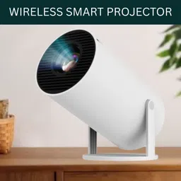 Guggu Smart (Projector) 1080P & 4K Support Rotatable Design With Netflix/Prime etcW298 (4500 lm / 1 Speaker / Wireless / Remote Controller) Portable Projector-image-78