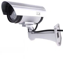 Flipco Dummy Bullet Camera - Realistic Looking Dummy IR Security CCTV Fake Bullet Camera Security Camera-image-1