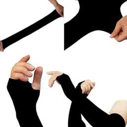 bloomun Nylon, Cotton Arm Sleeve For Men & Women image 2