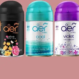 godrej aer Matic Cool Surf Blue | Alive | Violet Valley Bloom Room Freshner Car Freshener Refill-picture-12