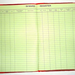 atishay Inward Register, 34Cm 20Cm- 70 GSM Ledger Paper 300 Pg.(600 Front+Back) 1-Part INWARD RECORD REGISTER-picture-33